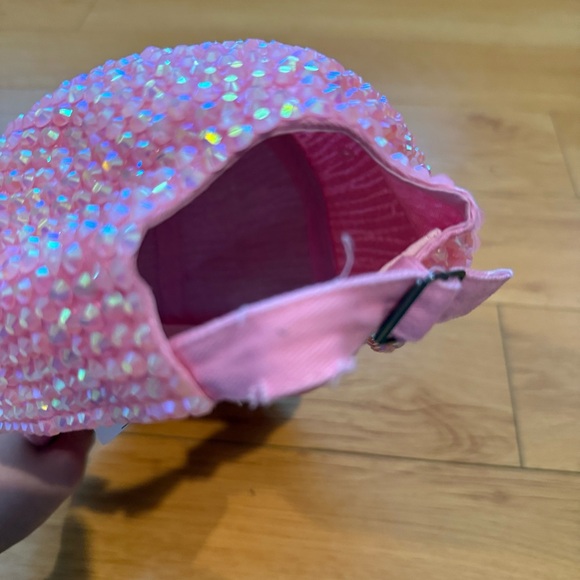 Pink Rhinestone Cap - Picture 4 of 5